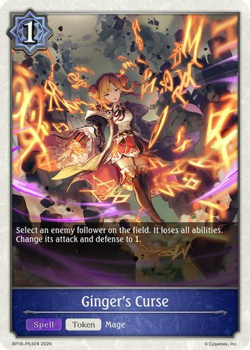 [BP18-P53EN](PT) Ginger's Curse (Premium Foil)
