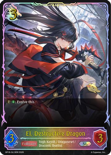 [BP18-SL13EN](SL) El, Destructive Dragon (Super Legendary)
