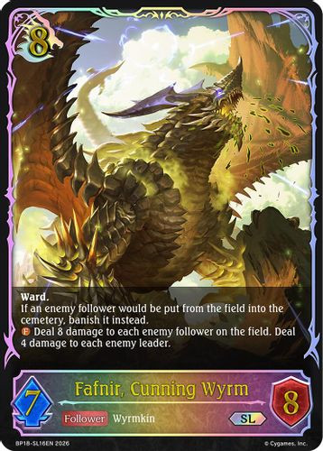 [BP18-SL16EN](SL) Fafnir, Cunning Wyrm (Super Legendary)