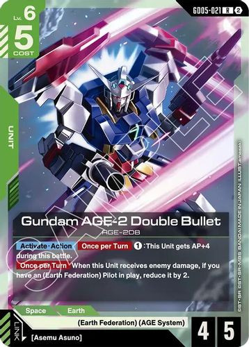 [GD05-021](R) Gundam AGE-2 Double Bullet {Foil}