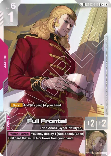 [ST03-010](C+) Full Frontal {SP} {GD05} {Foil}