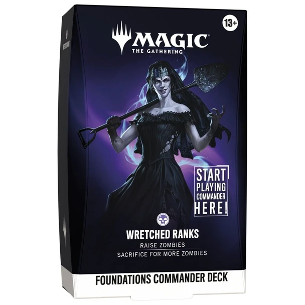 Magic the Gathering Foundations Commander Deck (Wretched Ranks)