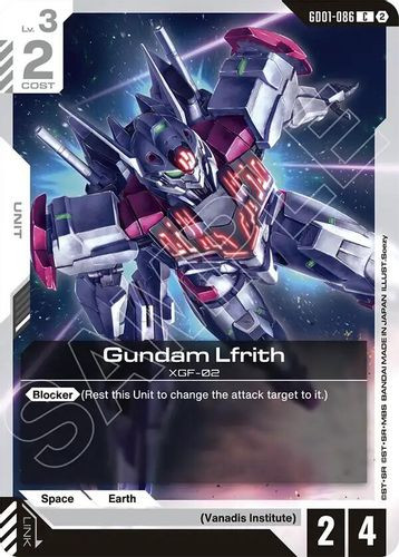 [GD01-086](C) Gundam Lfrith {SC01 Ver.} {Block 2}