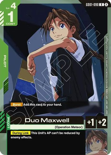 [GD01-090](R) Duo Maxwell {SC01 Ver.} {Block 2}