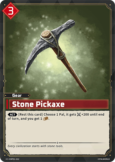 [EBP01-022](C) Stone Pickaxe