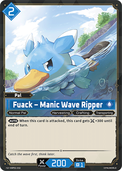 [EBP01-032](U) Fuack - Manic Wave Ripper