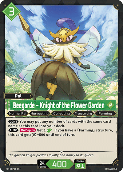 [EBP01-061](C) Beegarde - Knight of the Flower Garden