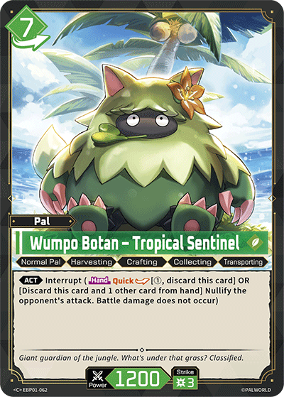 [EBP01-062](C) Wumpo Botan - Tropical Sentinel