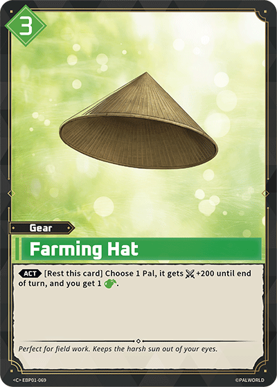 [EBP01-069](C) Farming Hat