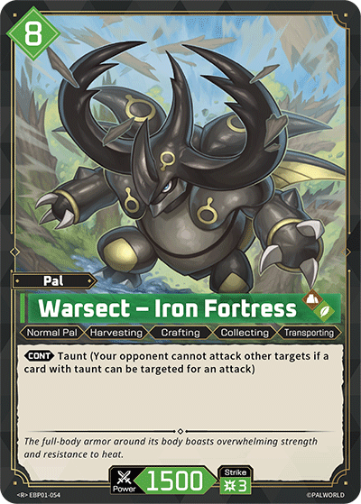 [EBP01-054](R) Warsect - Iron Fortress {Foil}