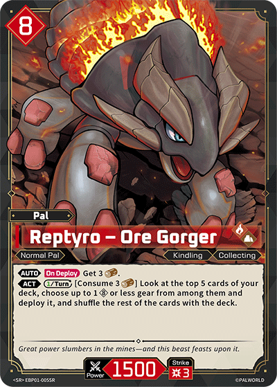 [EBP01-005](SR) Reptyro - Ore Gorger {Foil}
