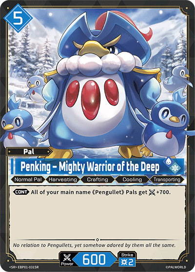 [EBP01-031](SR) Penking - Mighty Warrior of the Deep {Foil}