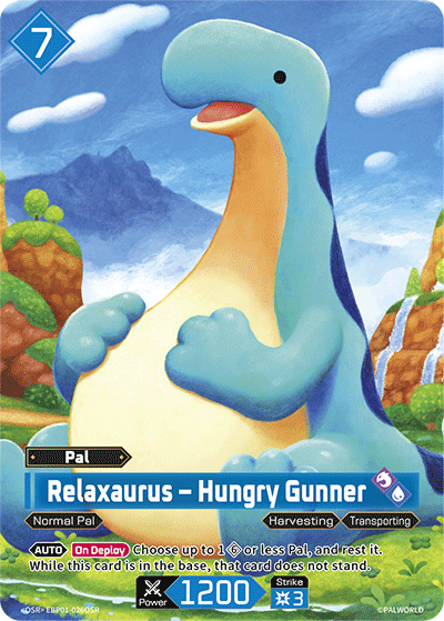 [EBP01-026](OSR) Relaxaurus - Hungry Gunner {Foil}