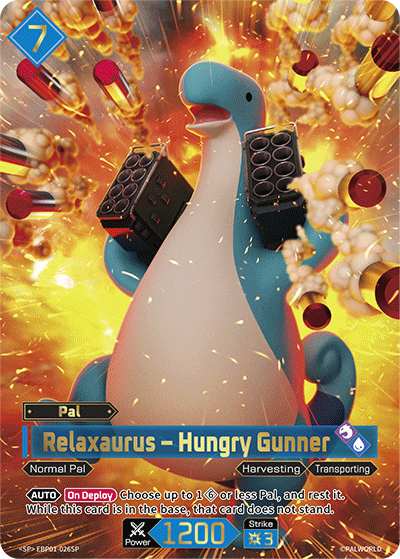 [EBP01-026](SP) Relaxaurus - Hungry Gunner {Foil}