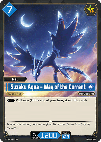 [ETD01-017](TD) Suzaku Aqua - Way of the Current