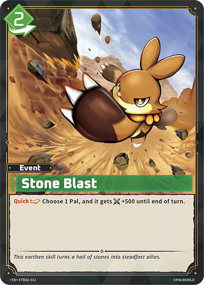[ETD02-011](TD) Stone Blast