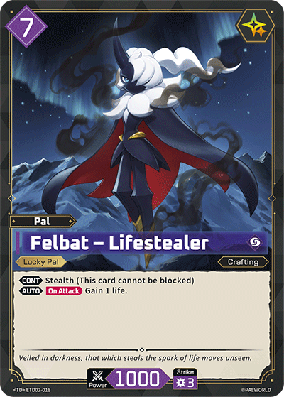 [ETD02-018](TD) Felbat - Lifestealer