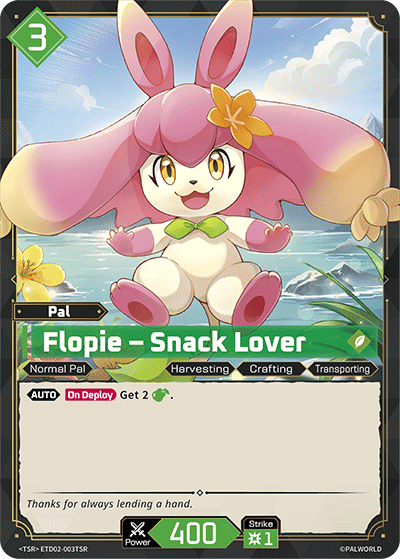 [ETD02-003](TSR) Flopie - Snack Lover {Foil}