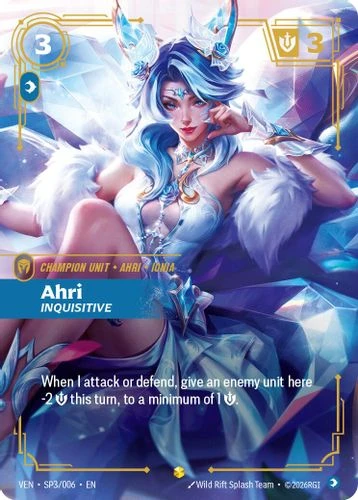 |RB04|[VEN-SP3/006](AA) Ahri - Inquisitive {SP} {Foil}