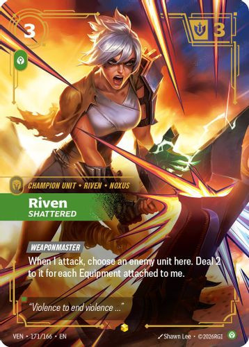 |RB04|[VEN-171/166](ON) Riven - Shattered {Foil}