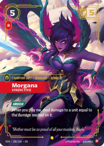 |RB04|[VEN-186/166](ON) Morgana, Vindictive {Foil}