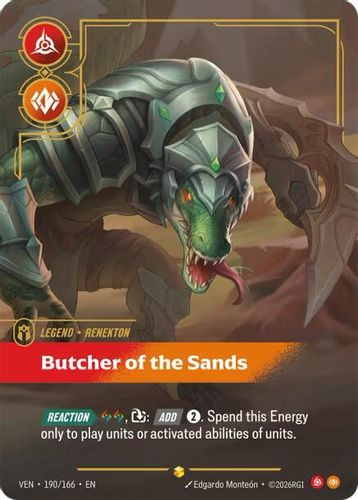 |RB04|[VEN-190/166](ON) Renekton - Butcher of the Sands {Foil}