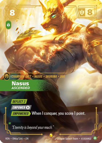 |RB04|[VEN-046a/166](AA) Nasus - Ascended {Alt Art} {Foil}