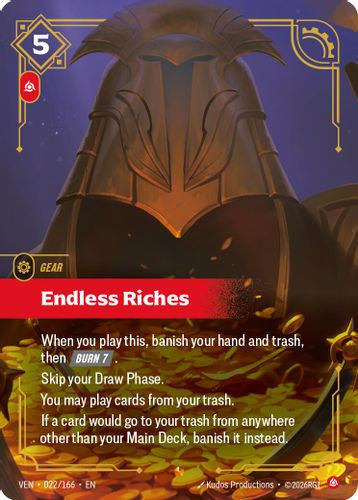 |RB04|[VEN-022/166](E) Endless Riches {Foil}