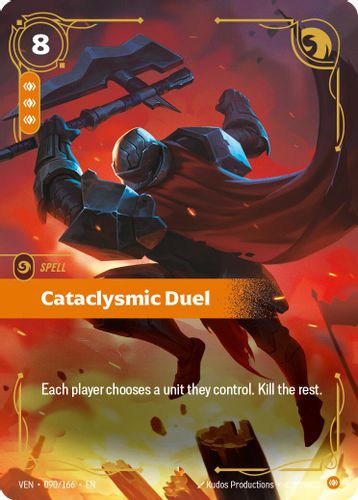 |RB04|[VEN-090/166](E) Cataclysmic Duel {Foil}