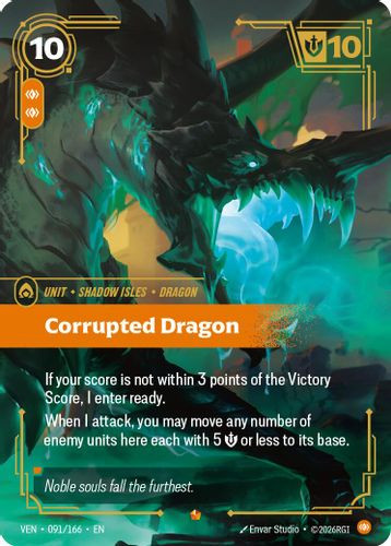 |RB04|[VEN-091/166](E) Corrupted Dragon {Foil}