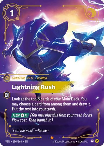|RB04|[VEN-156/166](E) Lightning Rush {Foil}