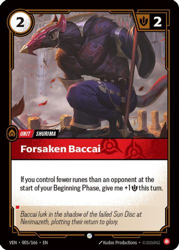 |RB04|[VEN-005/166](C) Forsaken Baccai {Foil}