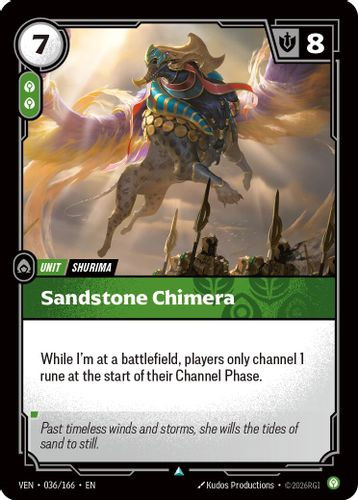 |RB04|[VEN-036/166](U) Sandstone Chimera {Foil}