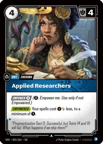 |RB04|[VEN-055/166](U) Applied Researchers {Foil}