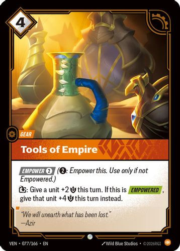 |RB04|[VEN-077/166](C) Tools of Empire {Foil}