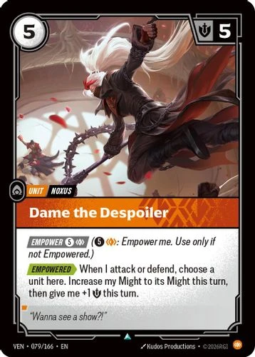 |RB04|[VEN-079/166](U) Dame the Despoiler {Foil}