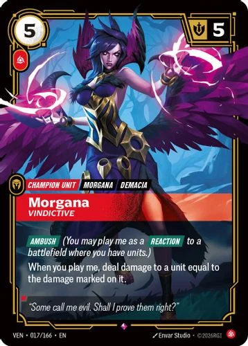 |RB04|[VEN-017/166](R) Morgana - Vindictive {Foil}