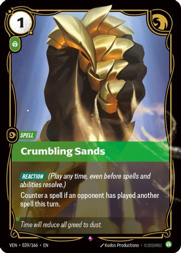 |RB04|[VEN-039/166](R) Crumbling Sands {Foil}