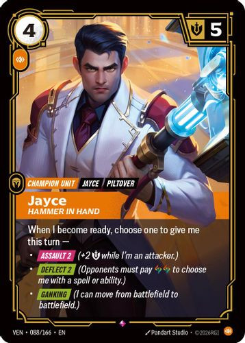 |RB04|[VEN-088/166](R) Jayce - Hammer in Hand {Foil}