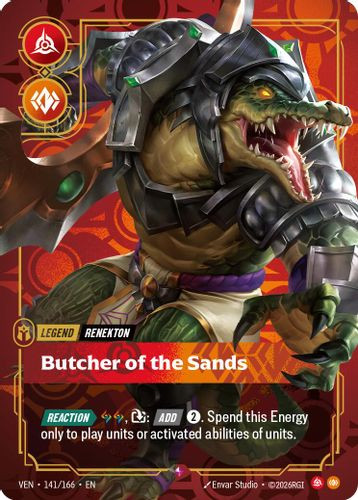 |RB04|[VEN-141/166](R) Renekton - Butcher of the Sands {Foil}