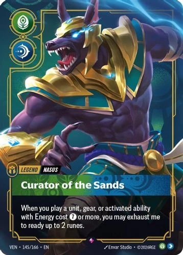 |RB04|[VEN-145/166](R) Nasus - Curator of the Sands {Foil}