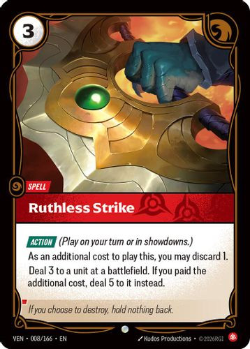 |RB04|[VEN-008/166](C) Ruthless Strike