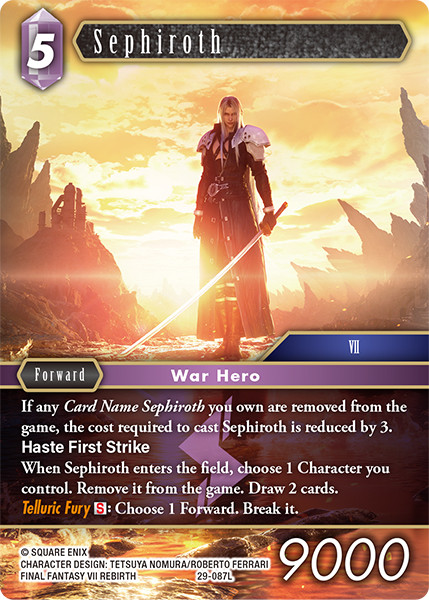 [29-087](L) Sephiroth (Foil)