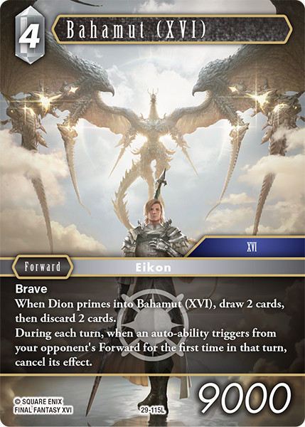 [29-115](L) Bahamut (XVI) (Foil)