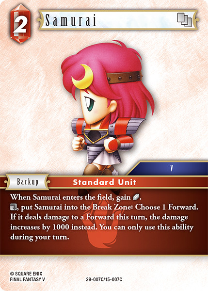 [29-007](C) Samurai (Foil)