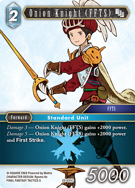 [29-031](C) Onion Knight (FFTS) (Foil)