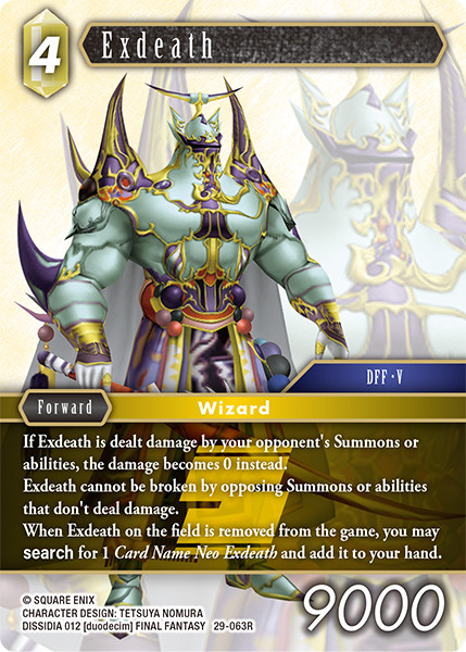 [29-063](R) Exdeath (Foil)