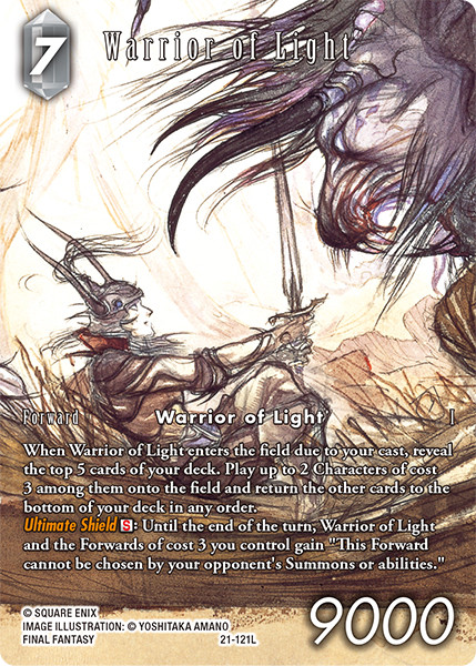 [21-121](L) Warrior of Light (Full Art) (Foil)