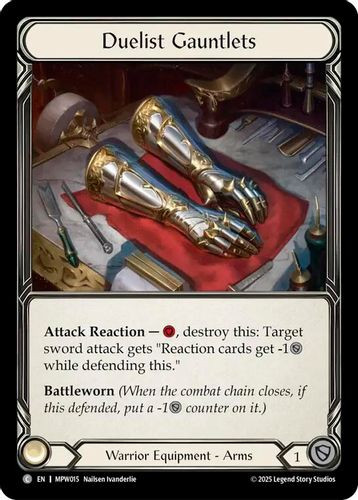 [FAB21 1st][MPW-015](C) Duelist Gauntlets