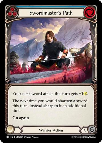 [FAB21 1st][MPW-132](C) Swordmaster's Path (Blue)